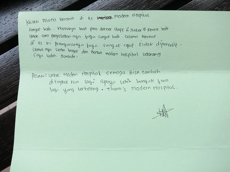 จดหมายขอบคุณ #3-5