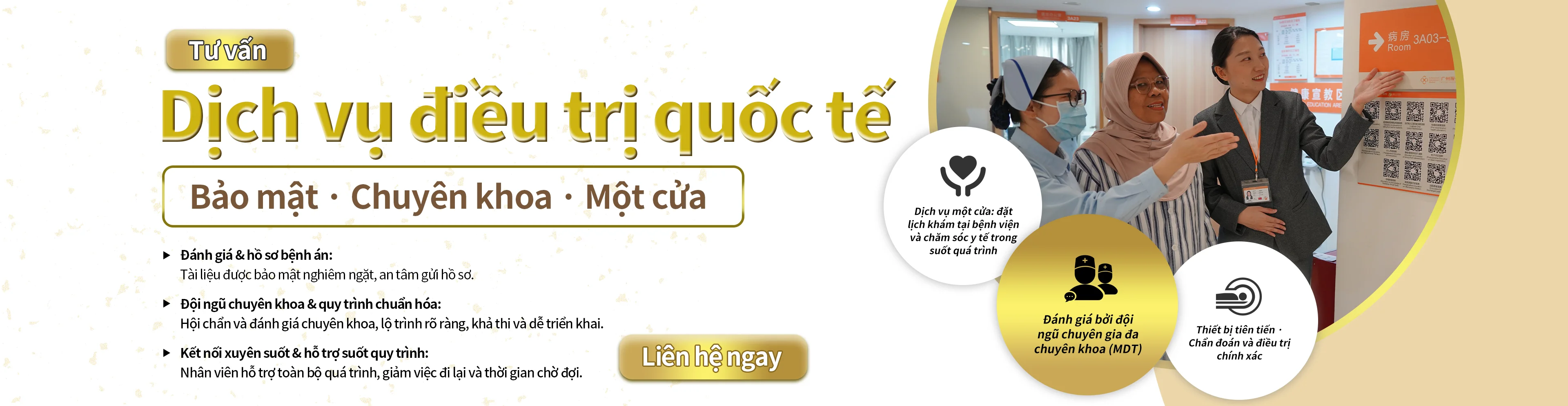 Tư vấn y tế Bệnh viện Ung bướu St. Stamford Quảng Châu – Xây dựng “luồng xanh sự sống” cho bệnh nhân quốc tế