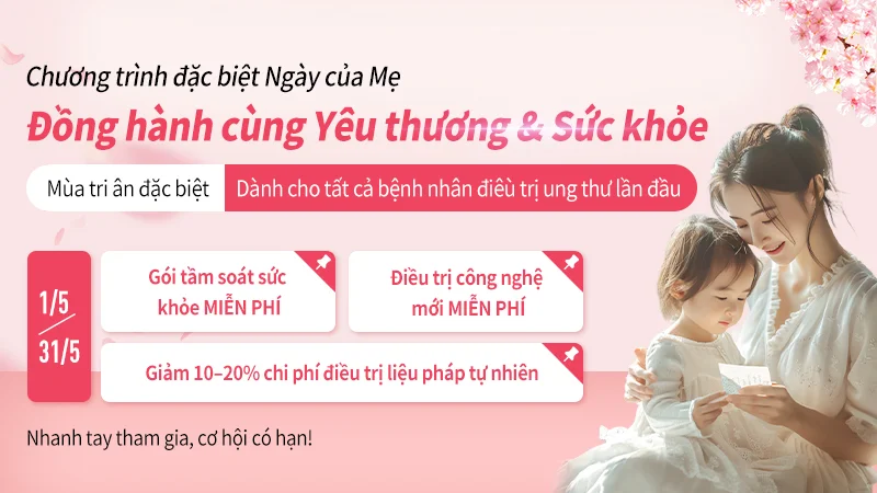 Chỉ dành riêng cho Ngày của Mẹ – Ưu đãi cảm ơn đặc biệt