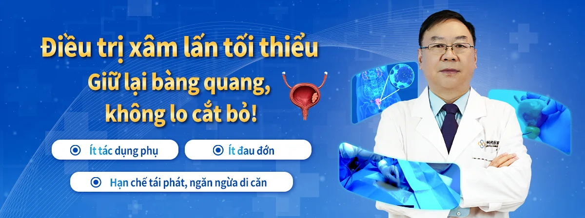 Điều trị xâm lấn tối thiểu – Giữ lại bàng quang, không lo cắt bỏ!