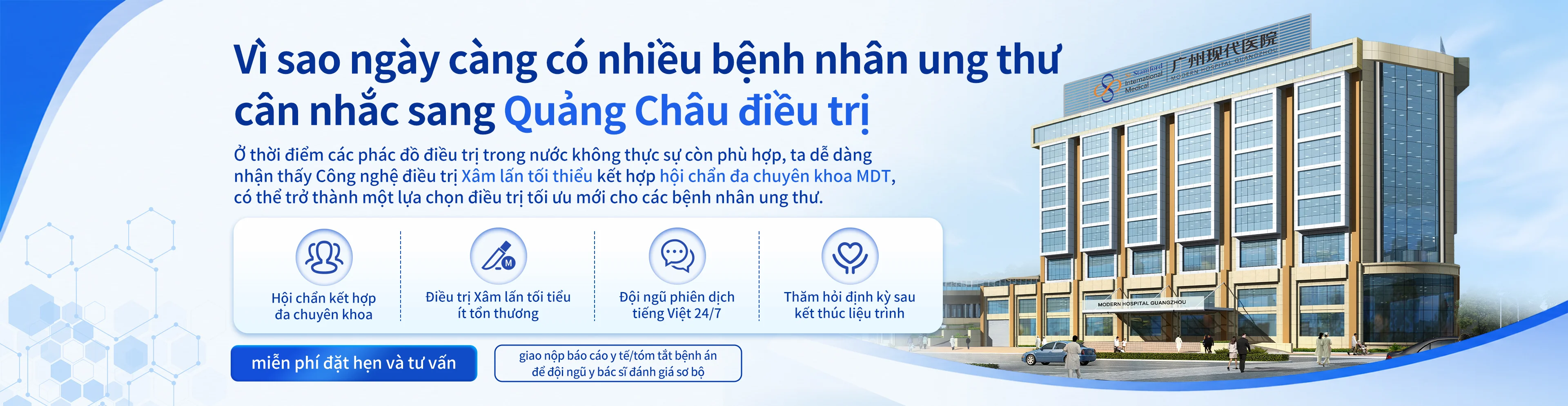 Một vài so sánh giữa bệnh viện ung bướu tại Việt Nam và Bệnh viện Ung bướu St.Stamford Quảng Châu