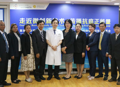 柬埔寨金边医生媒体代表团参观访问, 广州现代肿瘤医院
