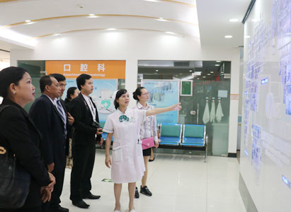 Cambodian media group, doctor representatives, Modern Cancer Hospital Guangzhou