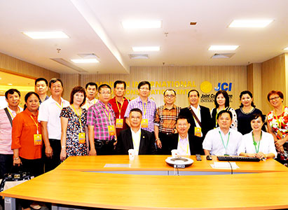 Modern Cancer Hospital Guangzhou, Filipino – Chinese Shin Lian Association, kunjungan, diskusi