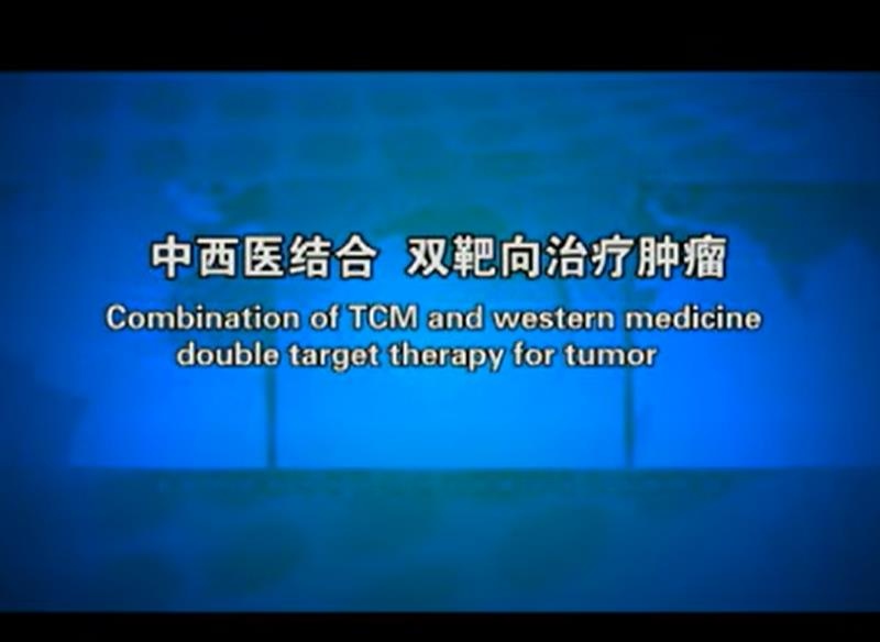 Combination of TCM and western medicine: double target therapy for tumor