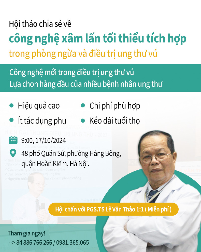 Cơ hội mới trong điều trị ung thư vú - Hội thảo chia sẻ về công nghệ xâm lấn tối thiểu thích hợp trong phòng ngừa và điều trị ung thư vú