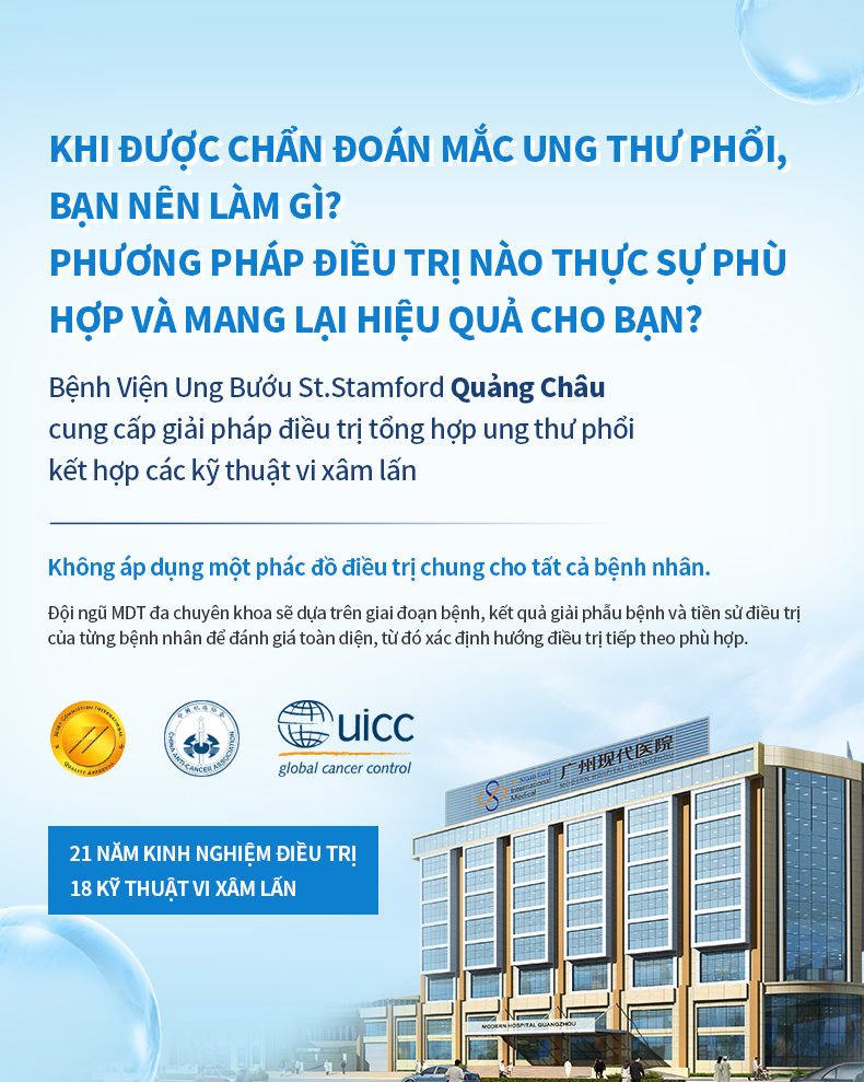Được chẩn đoán ung thư phổi nên làm gì? Phương pháp điều trị nào thực sự phù hợp với bạn?