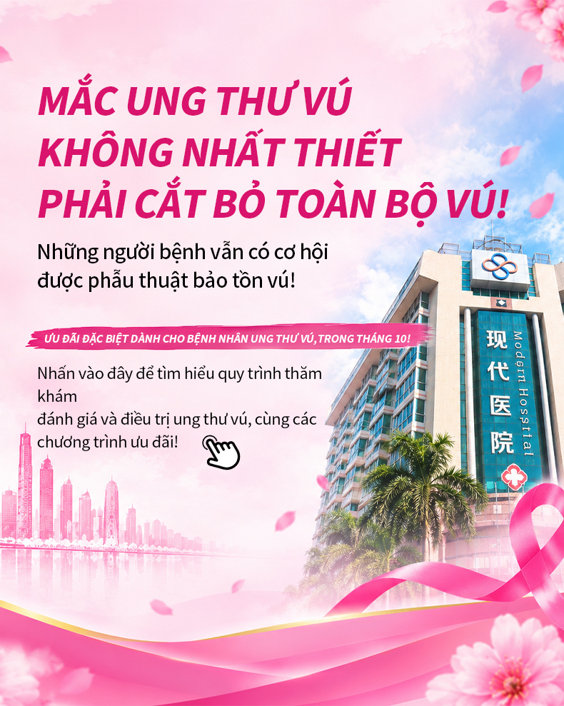  CHÍNH SÁCH HỖ TRỢ ĐẶC BIỆT DÀNH CHO NGƯỜI BỆNH UNG THƯ VÚ TRONG THÁNG 10 ĐANG ĐƯỢC ÁP DỤNG!